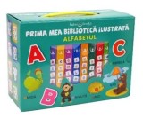 Prima mea biblioteca ilustrata. Alfabetul (cutie 8 carticele)/***