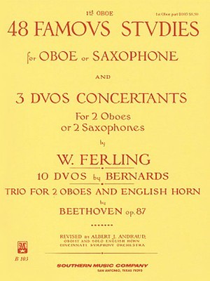 48 Famous Studies, (1st and 3rd Part): Oboe foto