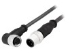 Cablu senzori automatizări M12-M12 0.5m