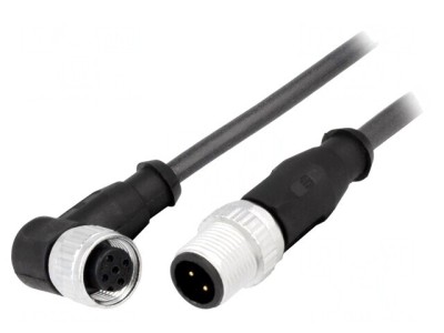 Cablu senzori automatizări M12-M12 0.5m foto