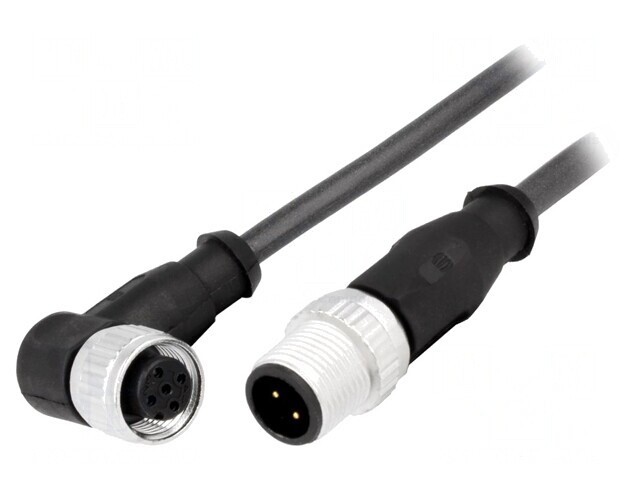 Cablu senzori automatizări M12-M12 0.5m
