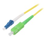 Patch cord fibră OS2 LC/UPC-SC/APC 3m galben