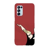 Husa compatibila cu Oppo A54 5G, Viceversa, model Whoa mama Johnny Bravo, Silicon, TPU, Transparent, Carcasa