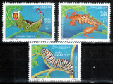 Somalia 1999, Mi #754-756**, omizi, seria, MNH, cota 13 &euro;!, Fauna, Nestampilat