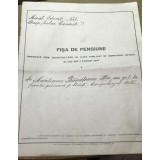 ACTRR02 Act Fisa de pensionare - Cernauti - 1937