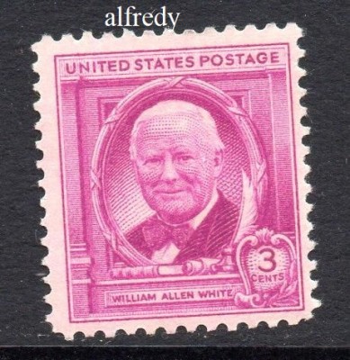 SUA 1948, William A. White, serie neuzata, MNH foto