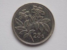 25 CENTS 1991 MALTA foto
