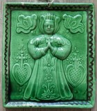 Cahla decorativa din ceramica Corund (Korond), Pall Magdi 2013
