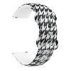 Curea silicon, compatibila Huawei Watch Fit 3, adaptor inclus, VD Very Dream&reg;, Quick Release, Black Pattern