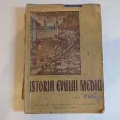 Istoria evului mediu. Manual de clasa a IX-a. 1960