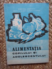 Alimentația copilului și adolescentului - I. Caniola, Georgeta Palicari