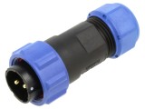 Conector circular tată SP21, 30A, IP68, pentru cablu 7-12mm