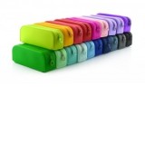 Penar tip etui dreptunghiular Office box, ColorLine, silicon, diverse culori