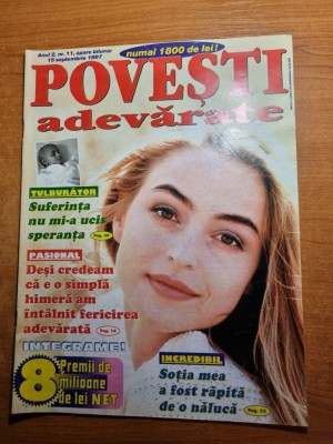 revista povesti adevarate 15 septembrie 1997 foto