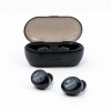 Casti wireless TWS A2, versiune bluetooth 5.0, microfon incorporat, distanta functionare 10 m, design minimalist, Negru, Oem