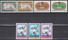 Haiti 1984 - Jocurile Olimpice - Los Angeles, Serie+2 Colite (DT+NDT),4 Poze,MNH