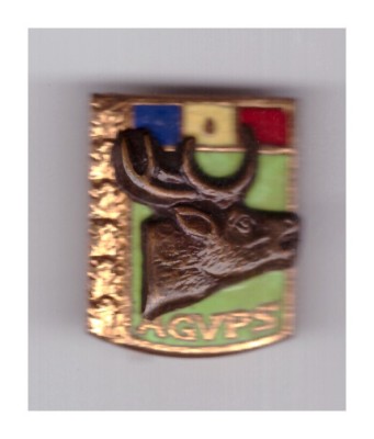 Insigna AGVPS, cap de cerb foto