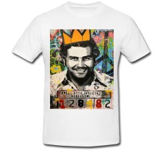 Tricou &amp;quot; Pablo Escobar street art &amp;quot; foto