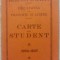 Carte de student Facultatea de Filosofie si Litere Bucuresti/ 1936-1937