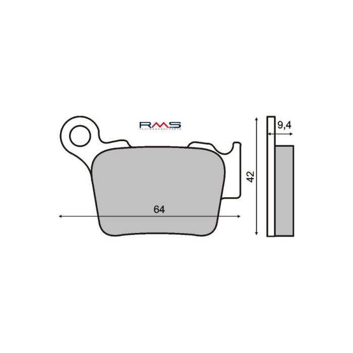 MBS Placute frana spate Husqvarna/KTM 125-525 MCB743, Cod Produs: 225100750RM