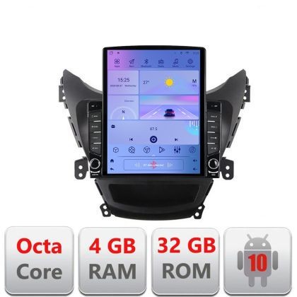 Navigatie HHyundai Elantra 2011-2013 G-092 ecran tip TESLA 9.7&quot; cu Android Radio Bluetooth Internet GPS WIFI 4+32GB DSP CarStore Technology