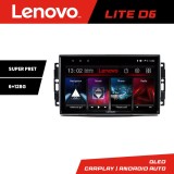 Navigatie auto Lenovo 6+128 GB Android pentru Chrysler Jeep cu Waze si USB