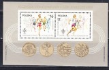 M2 YC 39 - Colita foarte veche - Polonia - JO Los Angeles 1984, Sport, Nestampilat