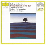 Ludwig van Beethoven / Herbert von Karajan, Berliner Philharmoniker - Symphonien Nr. 5 &amp; 8 / Ouvert&uuml;re "Fidelio", CD