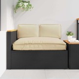 vidaXL Set de perne 3 pcs Bej Material Oxford 3402132