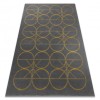 Exclusiv EMERALD covor 1010 glamour, stilat, cercuri gri / aur, 140x190 cm