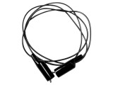 Cablu de măsurare 10A 1,2m cu clemă crocodil neagră MUELLER ELECTRIC