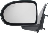 Oglinda usa exterioara Jeep Compass, 202017, versiune SUA, montare stanga, reglaj electric; carcasa neagra, grunduit; cu incalzire; sticla plana;