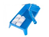 Set trafalet cu tava pentru vopsit, role microfibra, 4 elemente, Geko G66358
