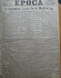 Ziarul Epoca, 7 Decembrie 1899 ; Lupta de la Maffeking din Africa de Sud