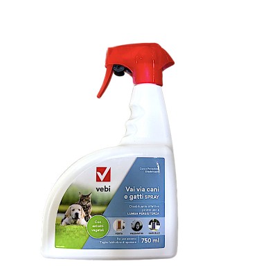 Repelent caini si pisici Vebi Vai Via Cani 750 ml spray foto