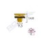 CLIPS FIXARE ELEMENTE EXTERIOARE PENTRU HYUNDAI 9.3X14.8MM - GALBEN SET 10 BUC 61836