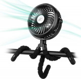 Ting Cărucior Fan, Clip On Fan pentru Baby Ventilator Portabil Re&icirc;ncărcabil Hand