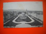 HOPCT 8510 ZAGREB IN ANUL 1909 CROATIA -EUROPA-STAMPILOGRAFIE FRUMOASA-CIRCULATA
