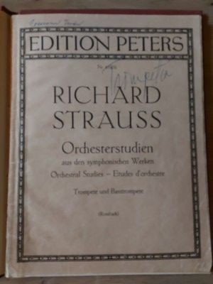 PARTITURA Richard Strauss- Orchesterstudien foto