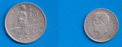 Romania 1912 - 1 leu foto
