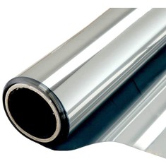 Folie reflexiva pentru geamuri interioare, cu efect de oglinda, protectie solara UV, 60 x 300 cm
