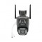 Camera de supraveghere lentila duala 4MP 1080P, P2P WIFI 2.4GHz, PTZ cu senzor de miscare, detectie umana si aplicatie V380 Pro