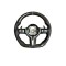 Volan sport piele perforata, carbon cu padele model M compatibil Bmw Seria 1 2 3 4 X5 X3