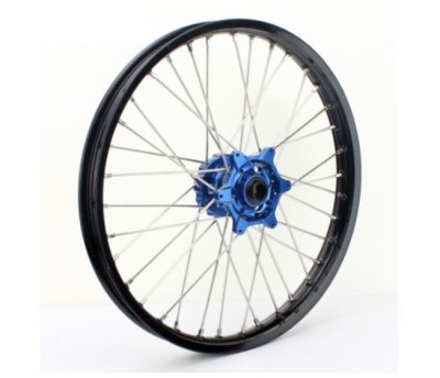 Roata fata KTM Husqvarna 21 x1.60 ax 22mm blue hub SRE21BLEE foto