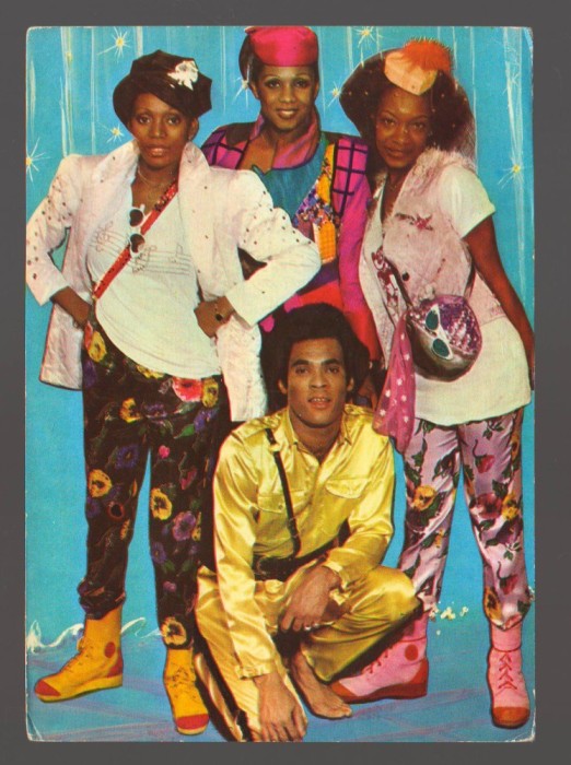 CPIB 23710 CARTE POSTALA - CASA FILMULUI - FORMATIA BONEY M, NECIRCULATA