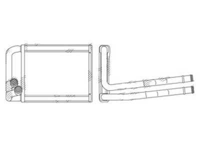 Radiator Incalzire Kia Picanto (TA), 05.2011-2017, motor 1.0, 1.2 benzina, aluminiu brazat/aluminiu, 190x121x20 mm, foto