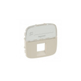 Capac Valena Allure - RJ 45/RJ 11/RJ 12 priza - cu label holder - ivory, Legrand