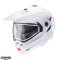 Casca modulabila pentru scuter - motocicleta (flip-up)/adventure Caberg model Tourmax X SV alb metalic lucios Pinlock ready &ndash; lentila Pinlock inclusa