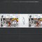 ROMANIA 2002 LP 1581b UNITI VOM INVINGE 2 SERII CU O VINIETA MNH NESTAMPILATE