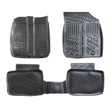 Covorase Auto Cauciuc Umbrella Dacia Spring Electric 2022- Set 4 Bucati Impermeabile Bordura 3cm Fixare Podea